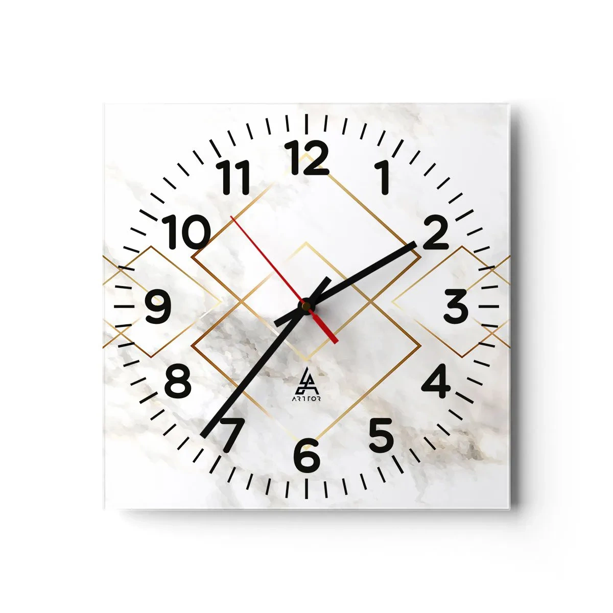 Horloge murale - Pendule murale - Vue à l'infini - 40x40 cm