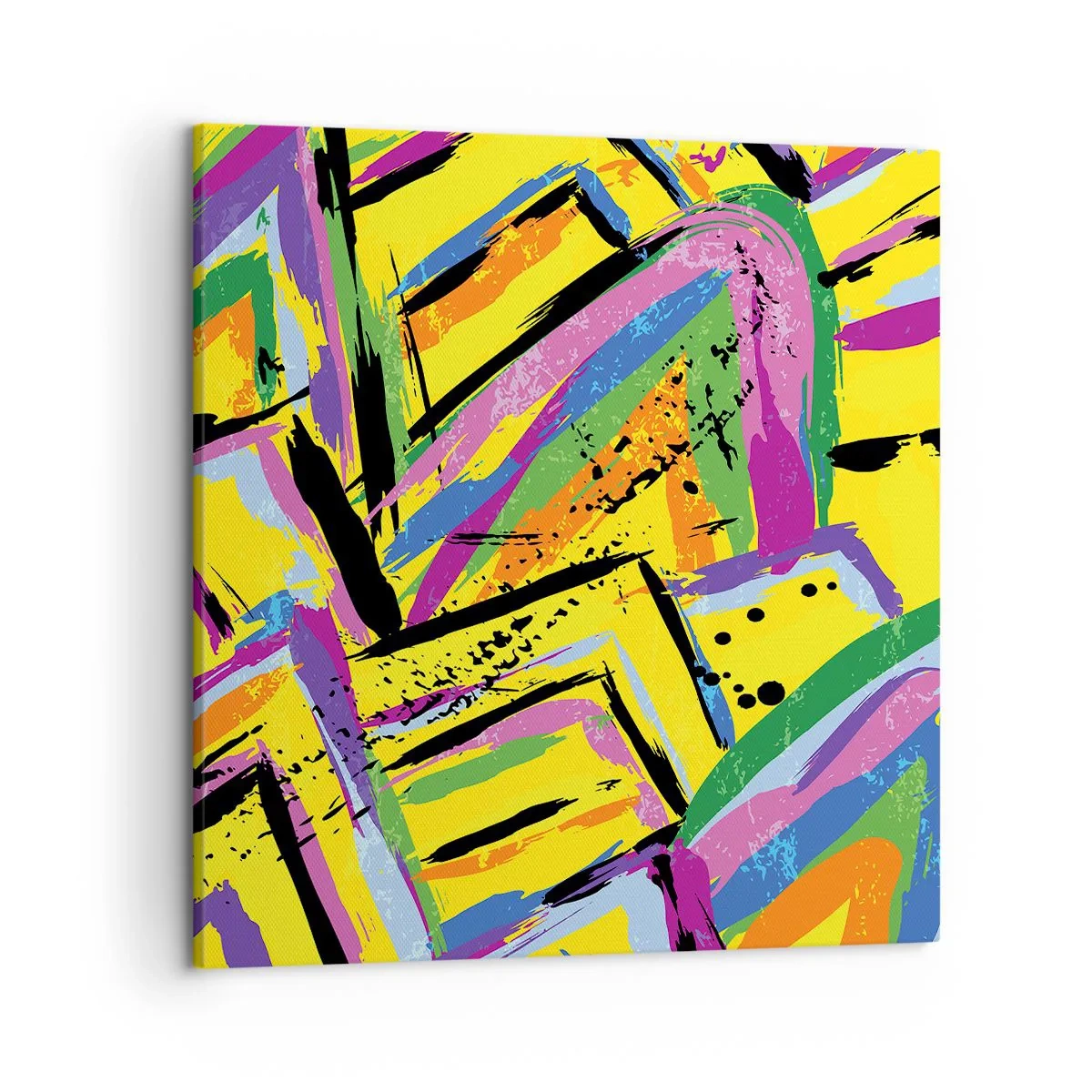 Impression sur toile - Image sur toile - Jusqu'à ce qu'il crie de joie - 50x50 cm