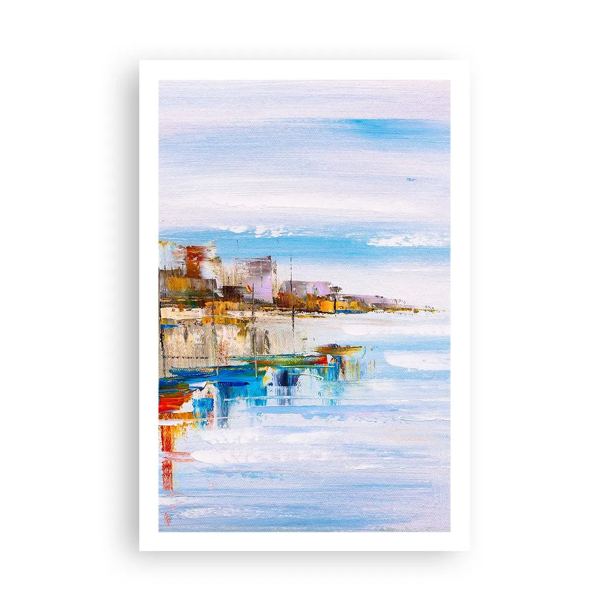 Affiche - Poster - Un havre urbain multicolore - 61x91 cm