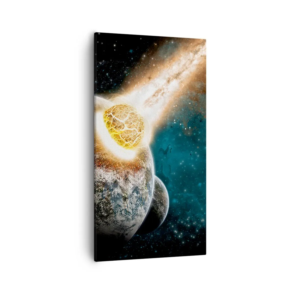 Impression sur toile - Image sur toile - Destruction ou naissance? - 55x100 cm