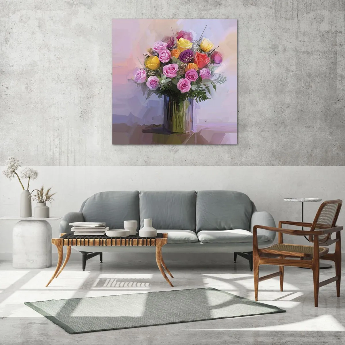 Impression sur verre - Image sur verre - Beauté conservée - 70x70 cm