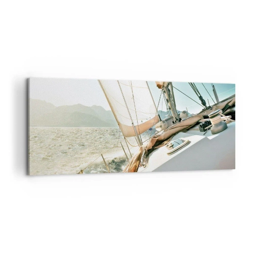 Impression sur toile - Image sur toile - Toutes voiles dehors - 100x40 cm