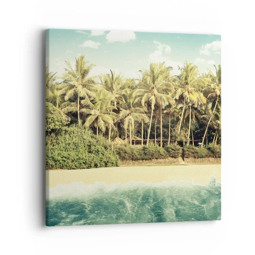 Impression sur toile - Image sur toile - Peut-être ici? - 40x40 cm