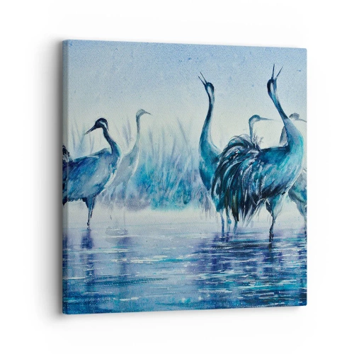 Impression sur toile - Image sur toile - Réunion matinale - 30x30 cm