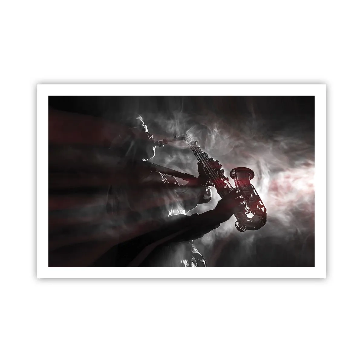 Affiche - Poster - Dans les brumes du jazz - 91x61 cm