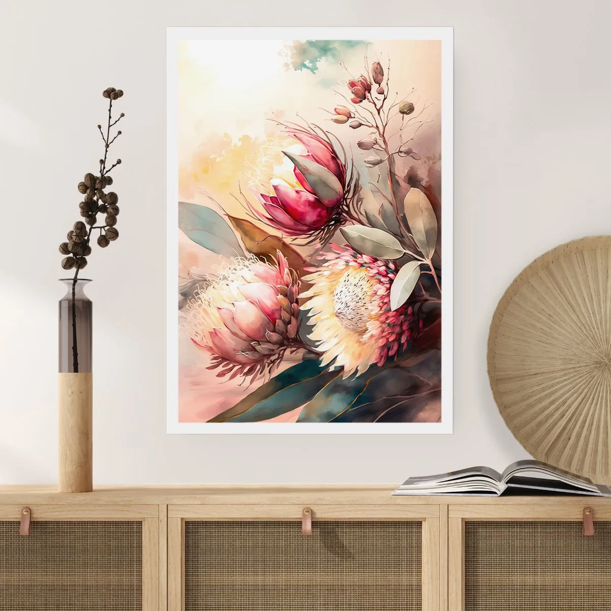 Affiche - Poster - De profil et de face - 70x100 cm