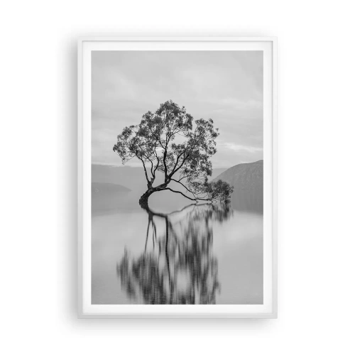 Affiche dans un cadre blanc - Poster - Un tel pays existe - 70x100 cm