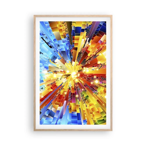 Affiche dans un chêne clair - Poster - In medias res - 61x91 cm