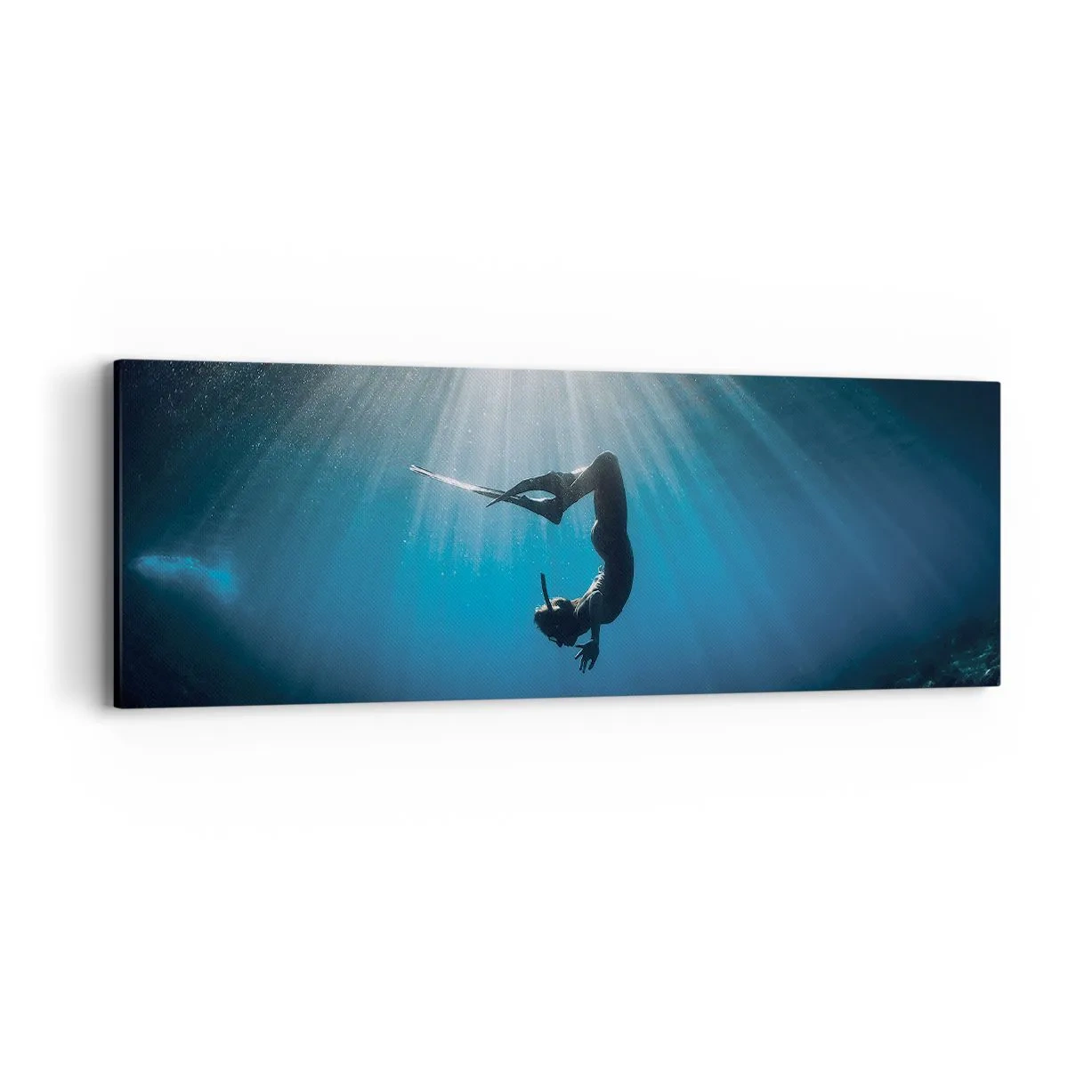 Impression sur toile - Image sur toile - Dans sous-marine - 90x30 cm