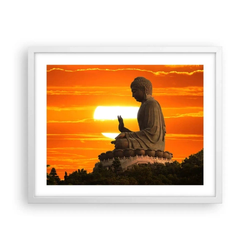 Affiche dans un cadre blanc - Poster - Aucune peur du monde - 50x40 cm