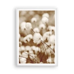 Affiche dans un cadre blanc - Poster - Tige moelleuse - 70x100 cm