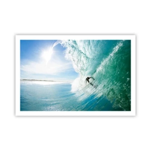 Affiche - Poster - Toujours sur la vague - 91x61 cm