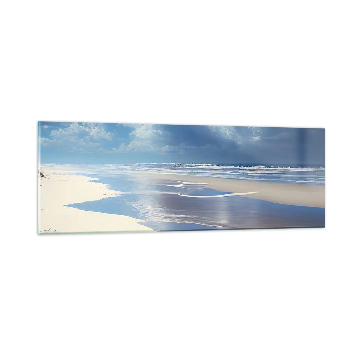 Impression sur verre - Image sur verre - Des vacances paradisiaques - 90x30 cm