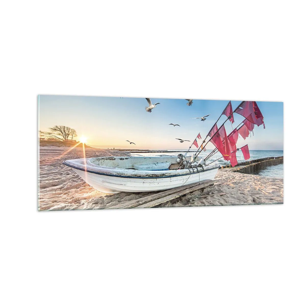 Impression sur verre - Image sur verre - Repos mérité - 100x40 cm