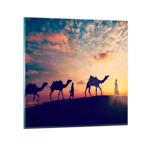 Impression sur verre - Image sur verre - L'esprit mystérieux de l'Orient - 40x40 cm