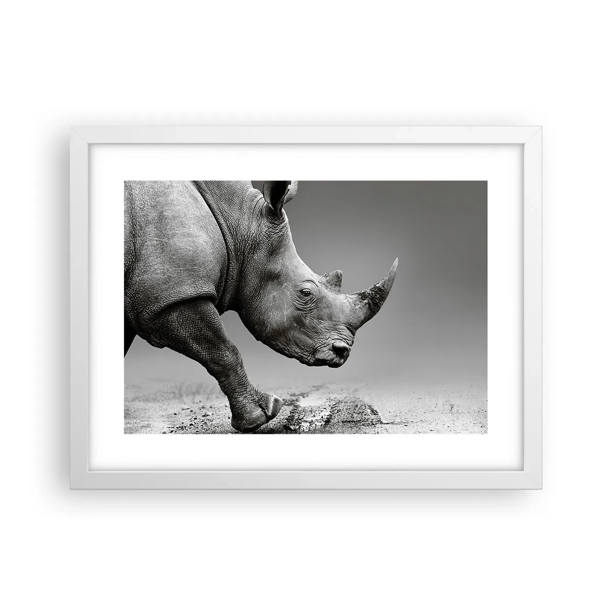 Affiche dans un cadre blanc - Poster - Force inarrêtable - 40x30 cm