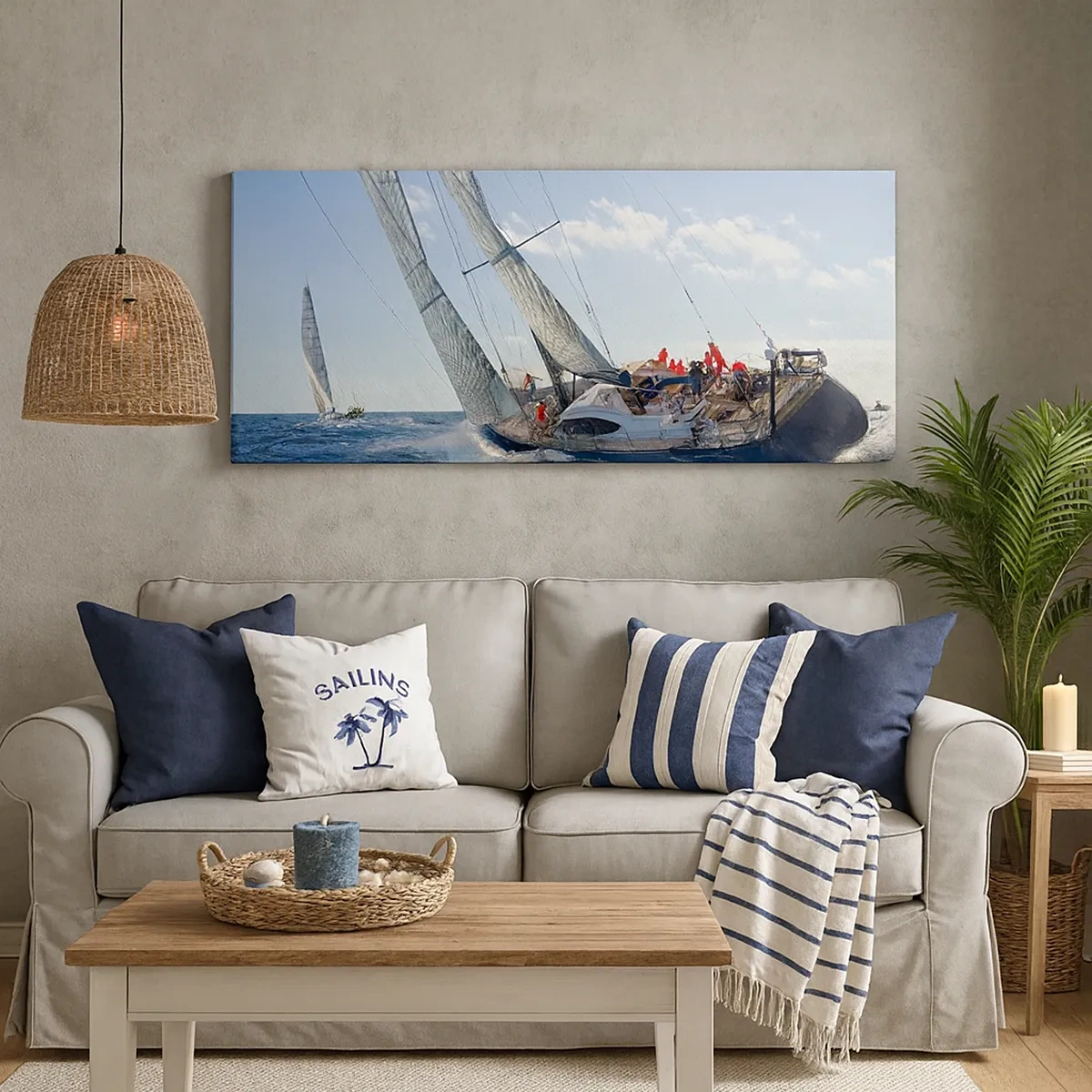 Impression sur toile - Image sur toile - Que le meilleur l'emporte - 30x30 cm