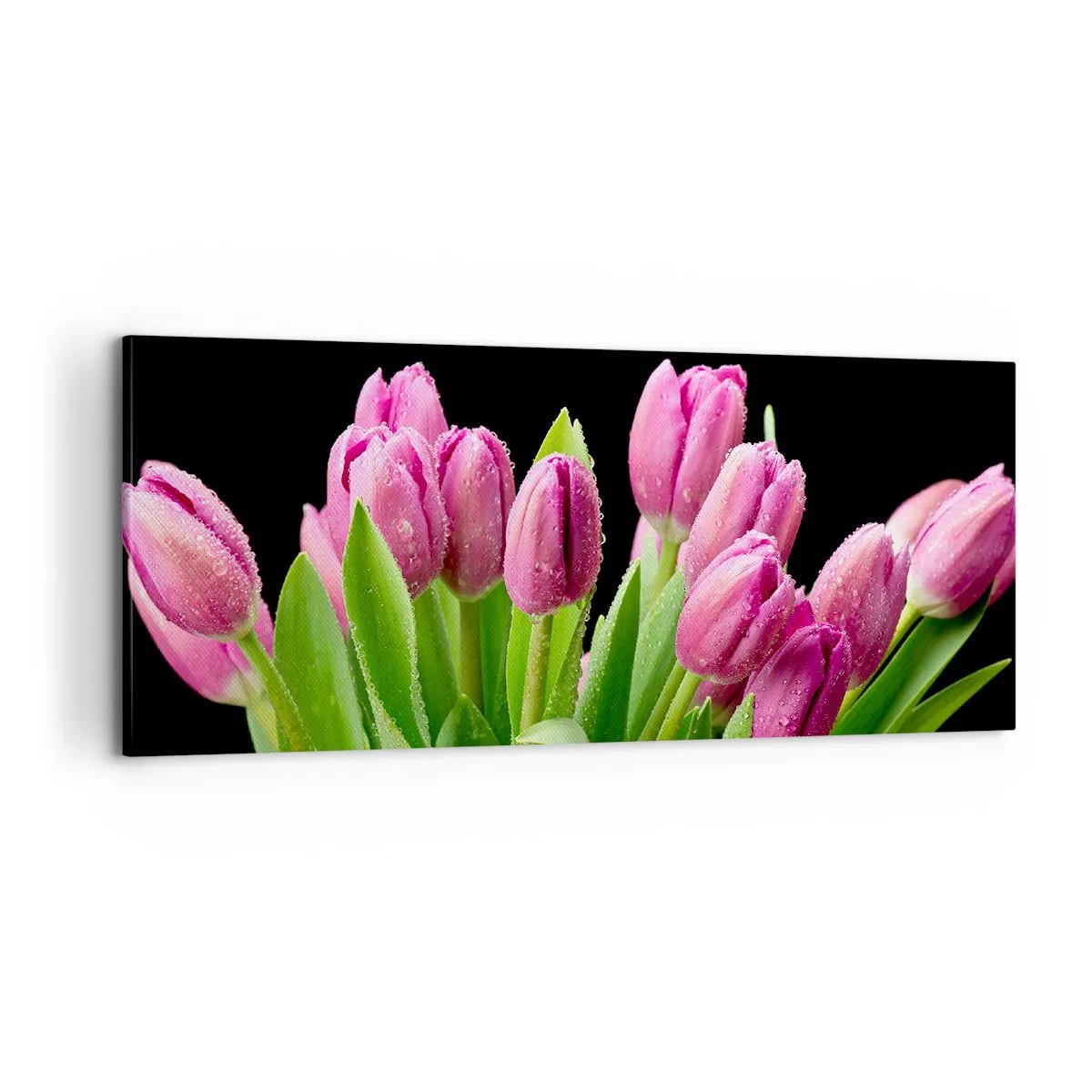 Impression sur toile - Image sur toile - Joie printanière des lilas - 100x40 cm