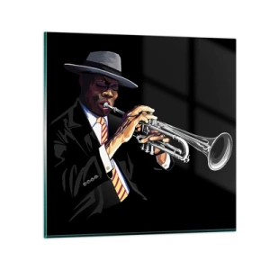 Impression sur verre - Image sur verre - Le charme de la vieille école - 60x60 cm