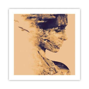Affiche - Poster - Beauté de la nature - 50x50 cm