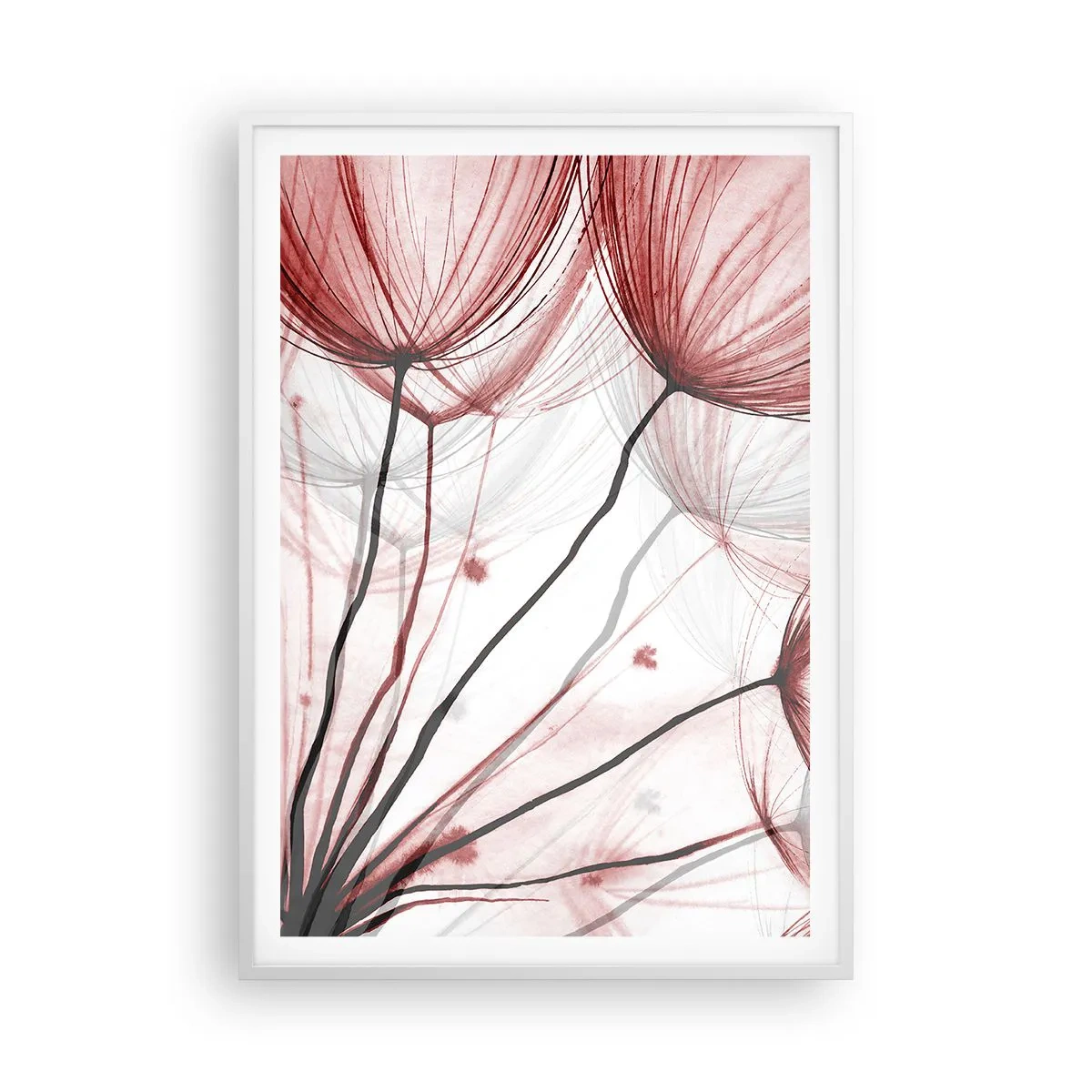 Affiche dans un cadre blanc - Poster - Avant le départ - 70x100 cm