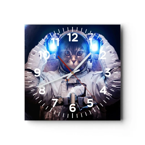 Horloge murale - Pendule murale - Houston, vous avez un problème - 40x40 cm