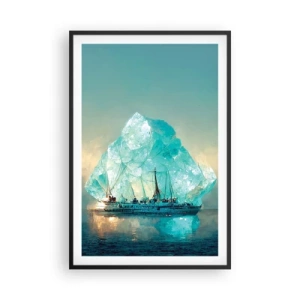 Affiche dans un cadre noir - Poster - Diamant arctique - 61x91 cm