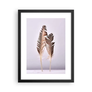 Affiche dans un cadre noir - Poster - Face au néant - 30x40 cm