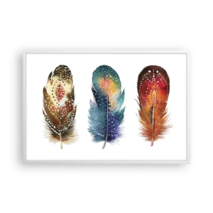 Affiche dans un cadre blanc - Poster - Rituels, cérémonies, secrets - 91x61 cm