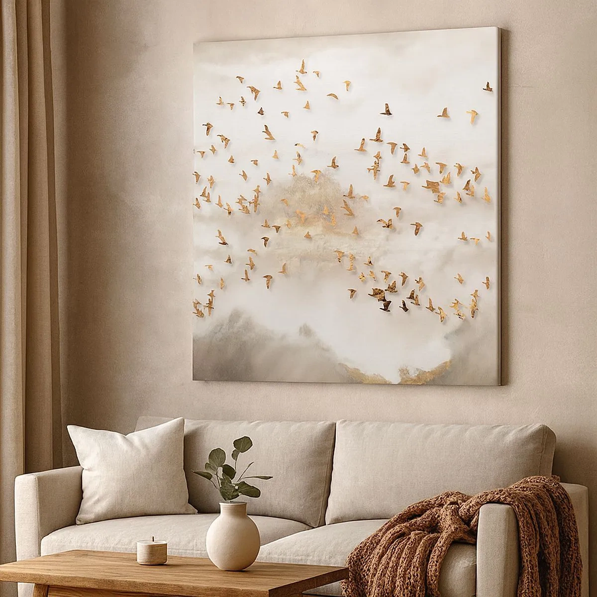 Impression sur toile - Image sur toile - Il est l'heure… - 30x30 cm