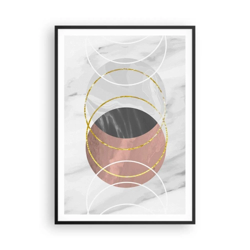 Affiche dans un cadre noir - Poster - Musique des sphères - 70x100 cm