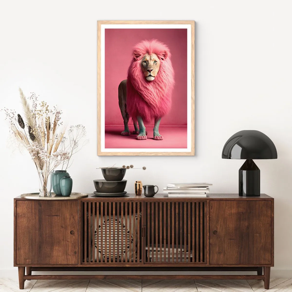 Affiche dans un chêne clair - Poster - Et tu n'as plus peur - 50x70 cm