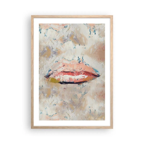 Affiche dans un chêne clair - Poster - Éveil la pensée - 50x70 cm