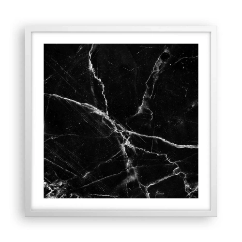 Affiche dans un cadre blanc - Poster - La vie secrète de la pierre - 50x50 cm