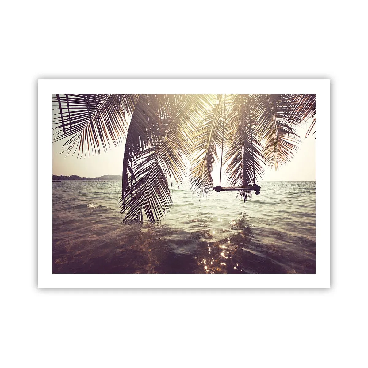 Affiche - Poster - Vous pouvez vous balancer dans les nuages à volonté - 70x50 cm