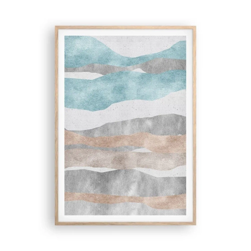 Affiche dans un chêne clair - Poster - Une étude de proximité - 70x100 cm