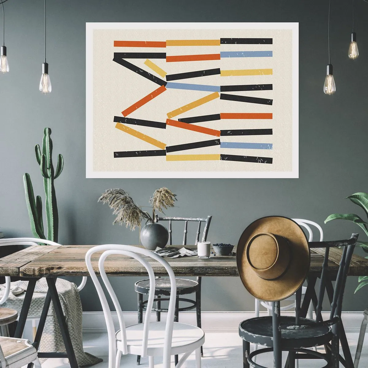 Affiche - Poster - Composition de niveaux - 70x50 cm