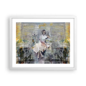 Affiche dans un cadre blanc - Poster - Classique et moderne - 50x40 cm