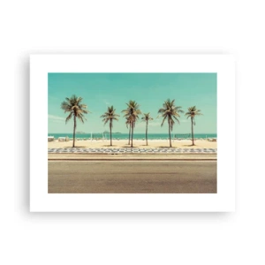 Affiche - Poster - Gardien de plage - 40x30 cm