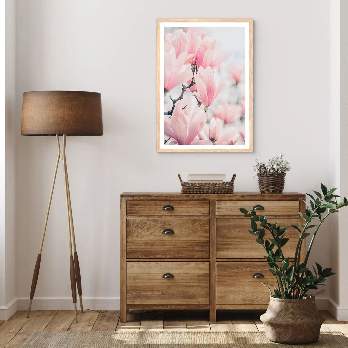 Affiche dans un chêne clair - Poster - Idéal de la subtilité - 50x70 cm