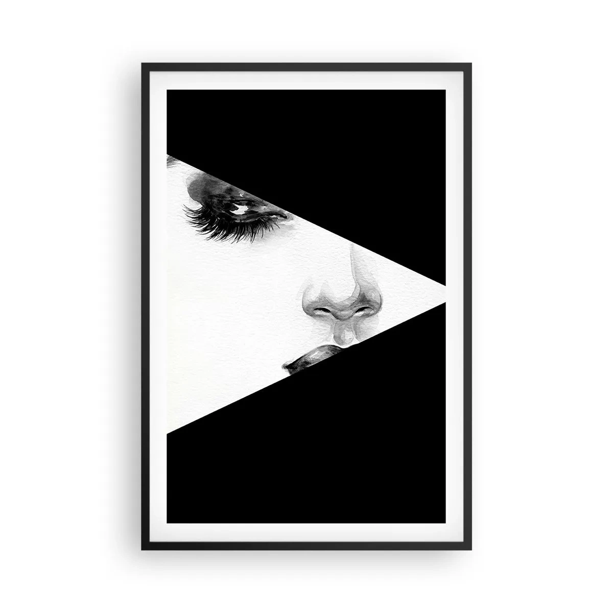 Affiche dans un cadre noir - Poster - Toujours inconnu - 61x91 cm