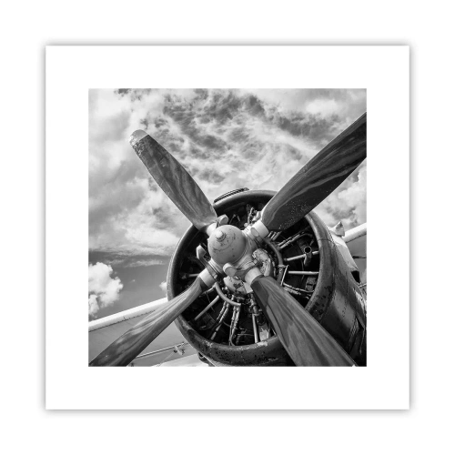 Affiche - Poster - Dompteur de ciel - 30x30 cm