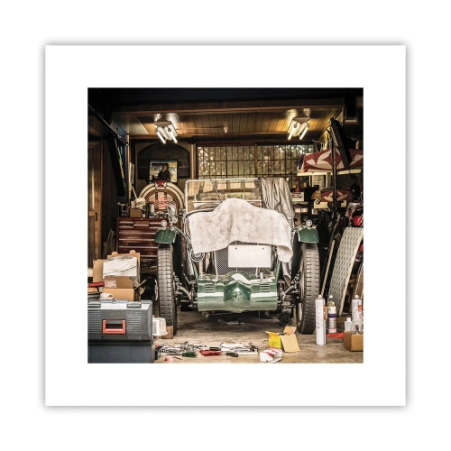 Affiche - Poster - Retour vers le passé - 30x30 cm