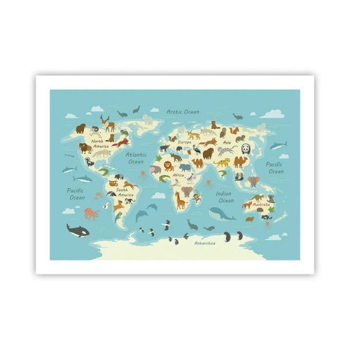 Affiche - Poster - De bons voisins - 70x50 cm