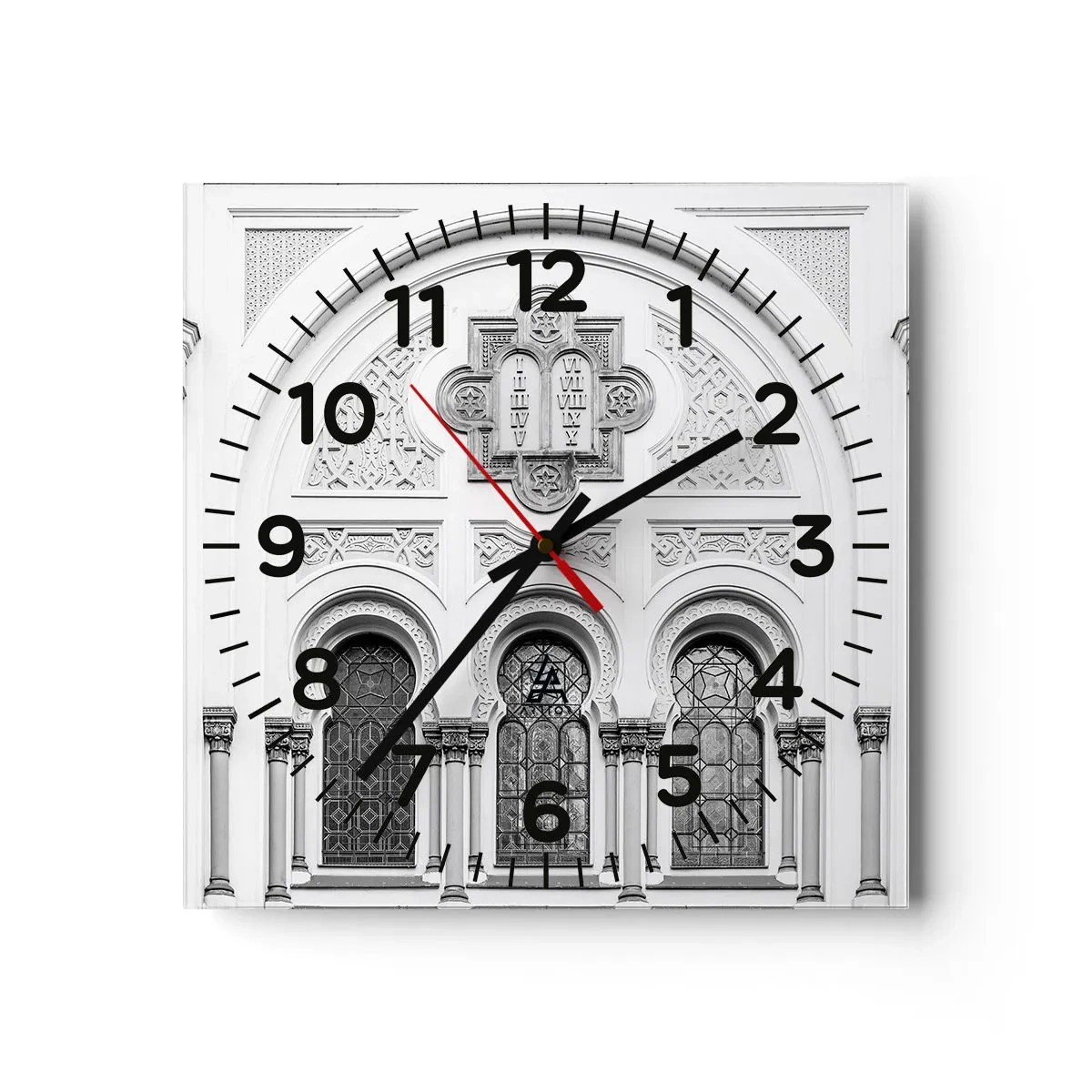 Horloge murale - Pendule murale - À la frontière des cultures - 30x30 cm