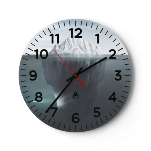 Horloge murale - Pendule murale - Mystère sous-marin - 30x30 cm