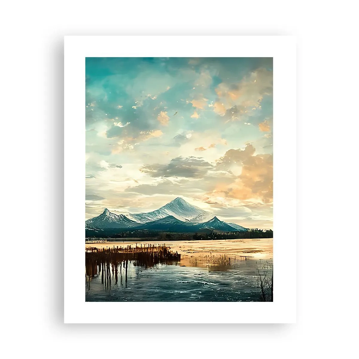 Affiche - Poster - Sous la protection du ciel - 40x50 cm