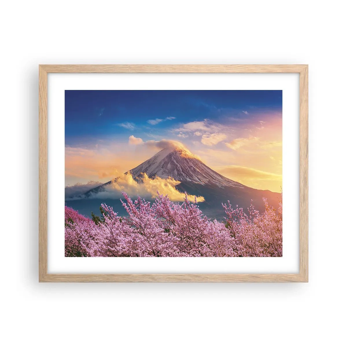 Affiche dans un chêne clair - Poster - Sainteté japonaise - 50x40 cm