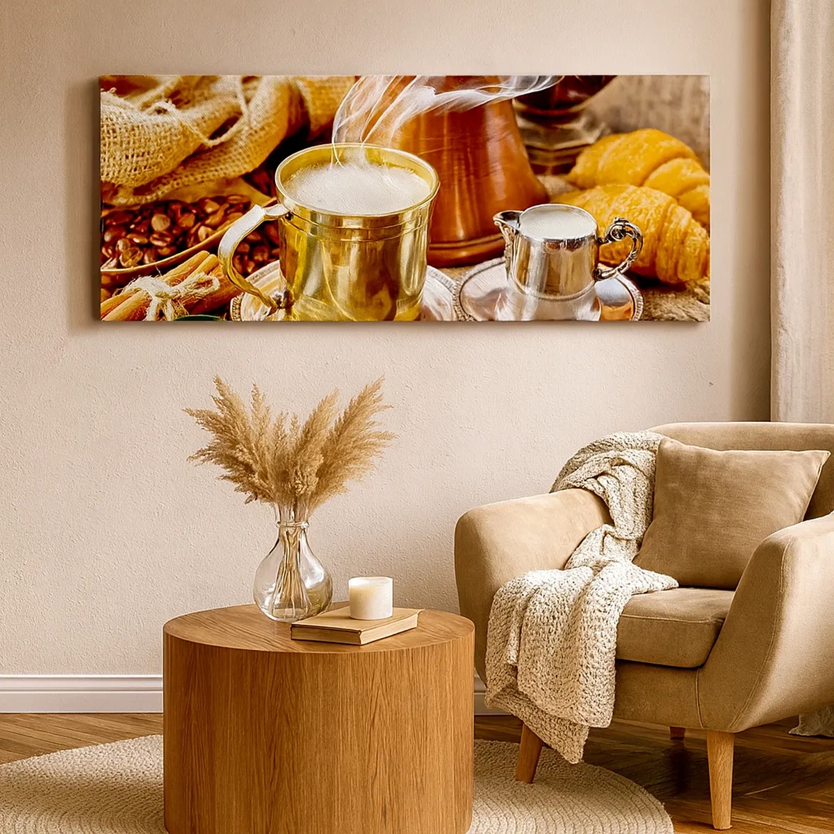 Impression sur toile - Image sur toile - Bonne journée! - 30x30 cm