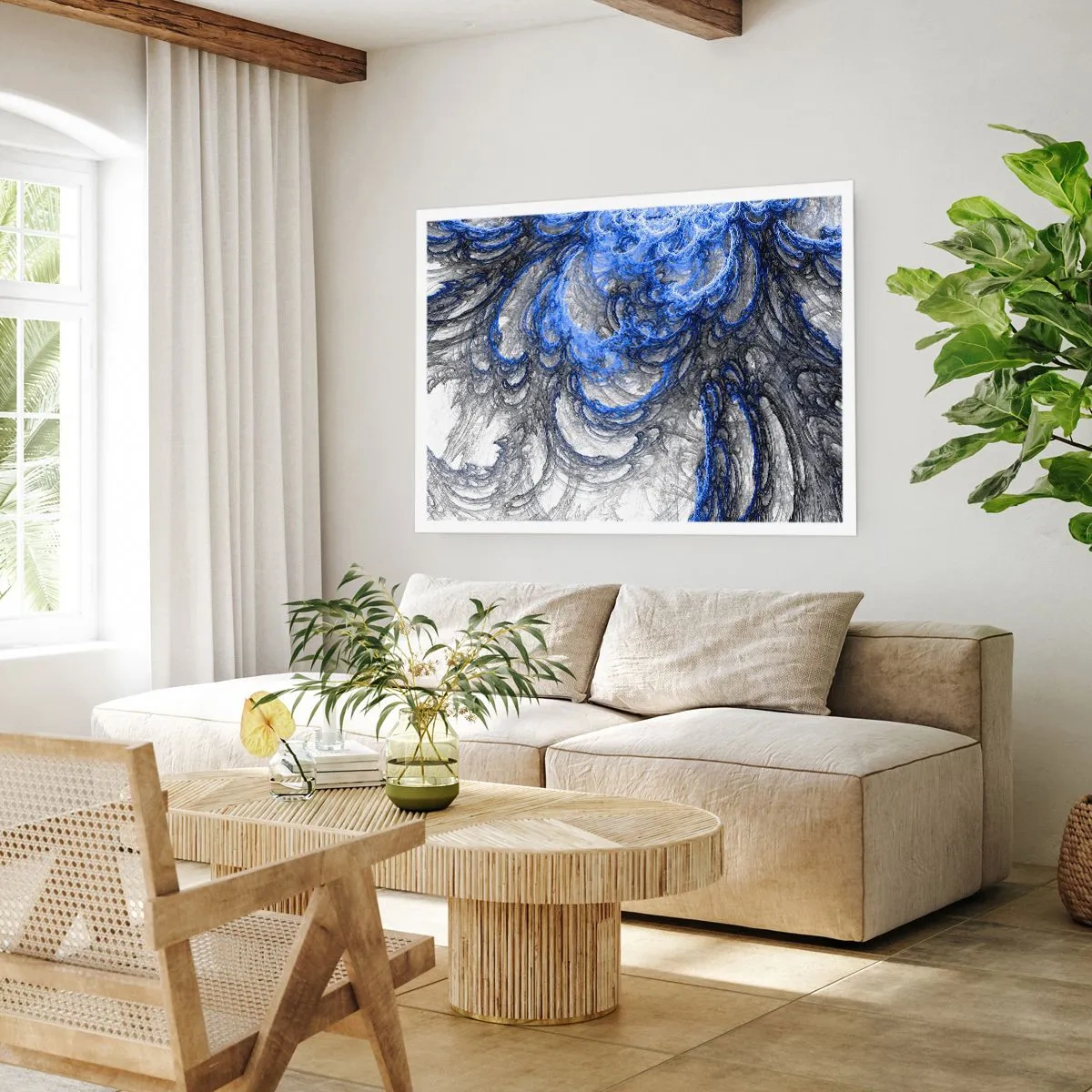 Affiche - Poster - La naissance d'une vague - 91x61 cm